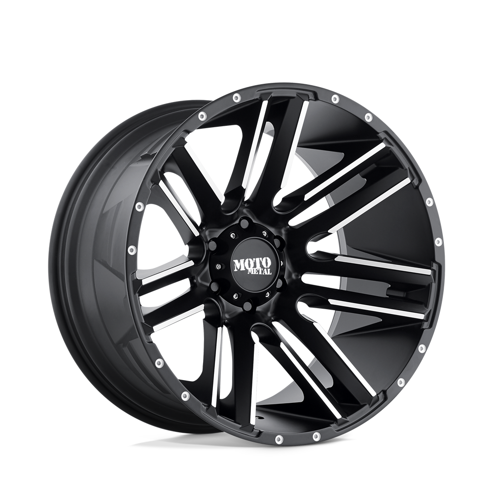 20x9 Moto Metal Offroad Wheels MO978 RAZOR 8x180 18 offset 124.2 hub BLACK - MO97829088518