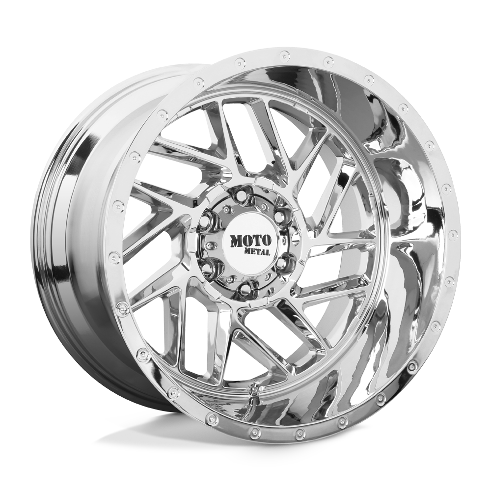 20x10 Moto Metal Offroad Wheels MO985 BREAKOUT 5x139.7 -18 offset 78.1 hub CHROME - MO98521085218N