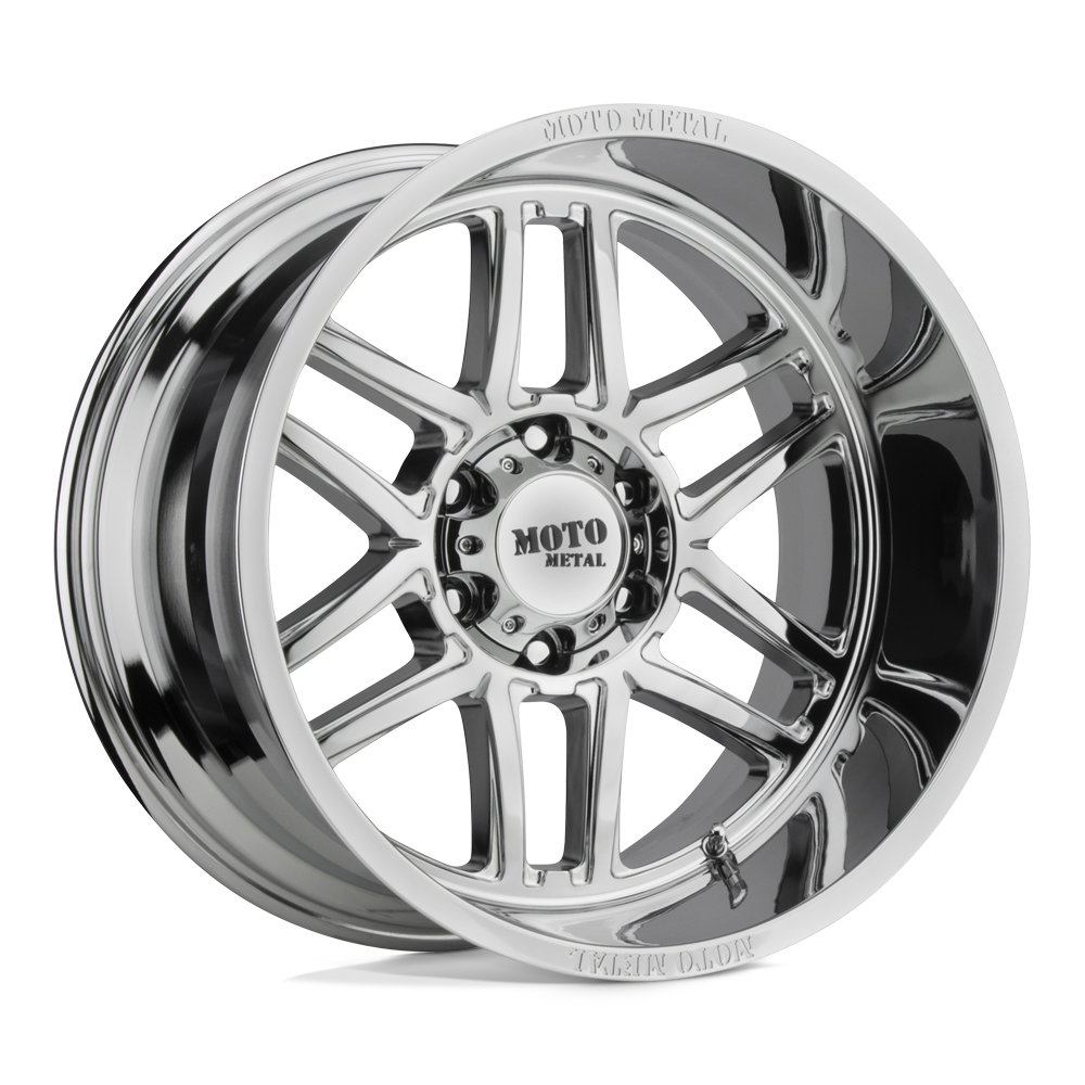 20x9 Moto Metal Offroad Wheels MO992 FOLSOM 5x127 18 offset 71.5 hub CHROME - MO99229050218