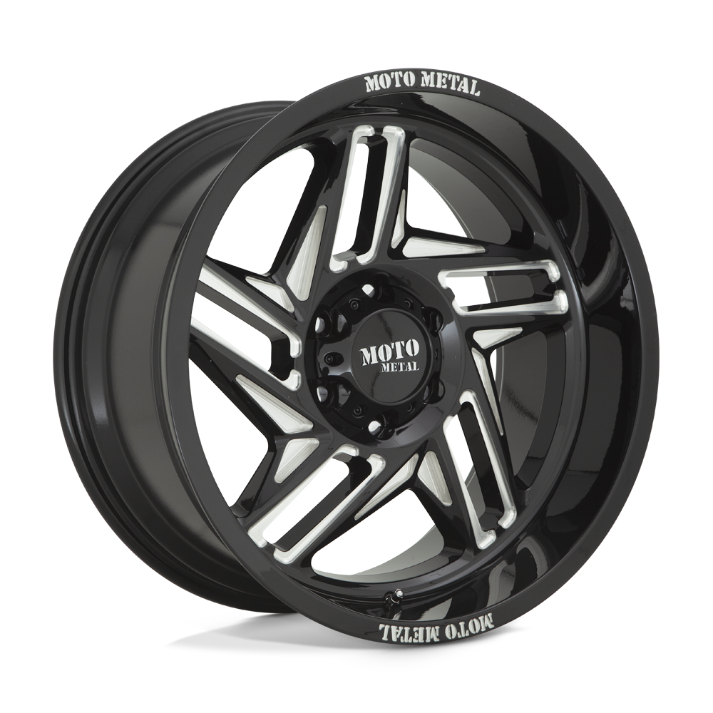 20x12 Moto Metal Offroad Wheels MO996 RIPSAW 6x139.7 -44 offset 106.1 hub BLACK - MO99621268344N
