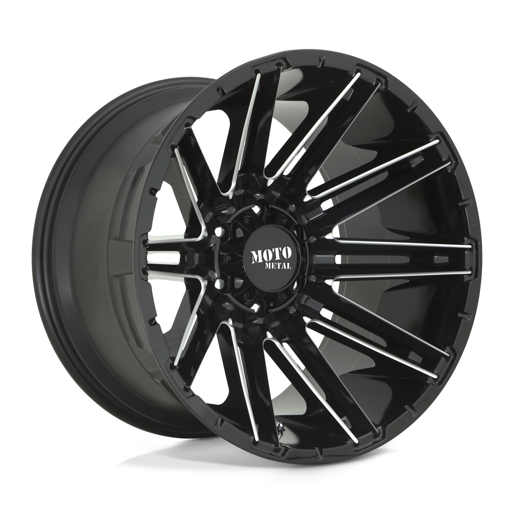 20x10 Moto Metal Offroad Wheels MO998 KRAKEN 8x170 -36 offset 125.1 hub BLACK - MO99821087318N