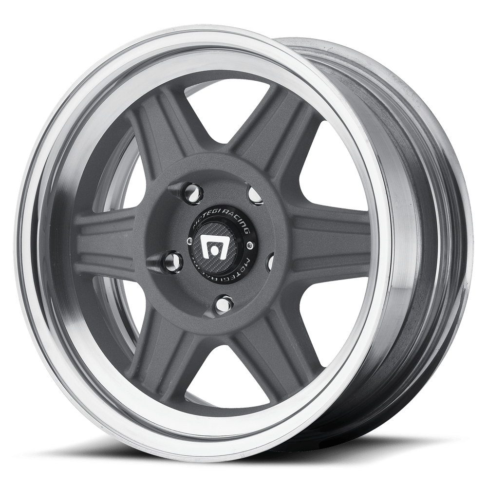 15x8 Motegi Wheels MR124 4x114.3 6 offset 72.56 hub GRAY - MR12458002406