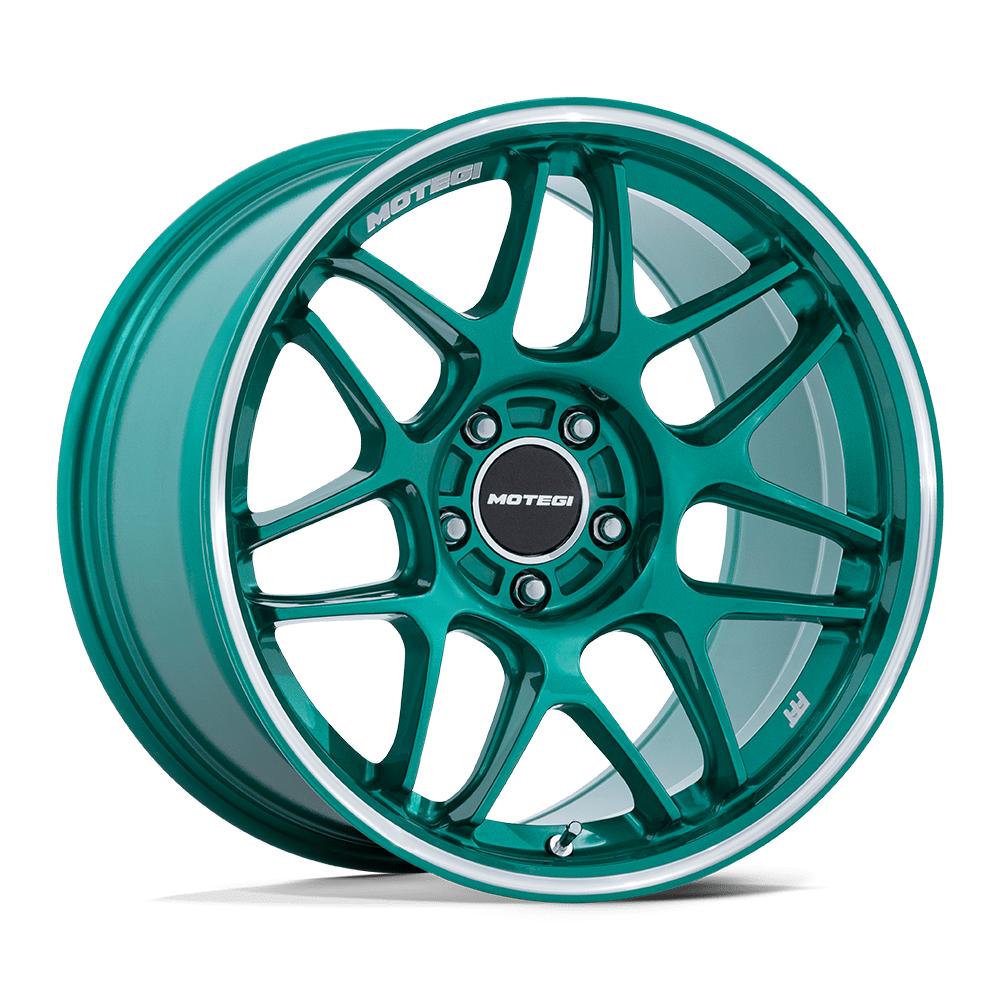 19x9.5 Motegi Wheels MR158 TSUBAKI 5x114.3 25 offset 72.56 hub GREEN - MR158ED19951225