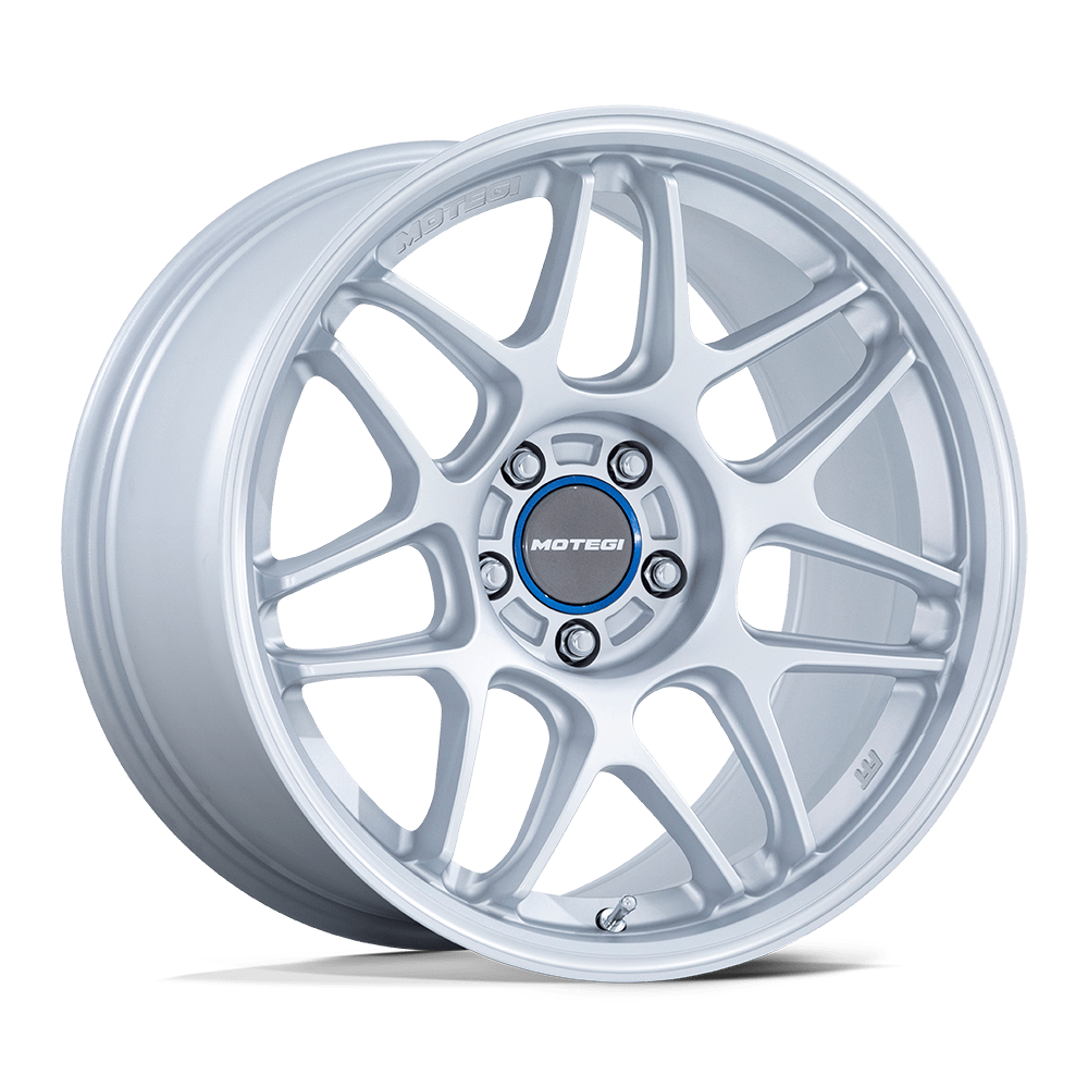 18x8.5 Motegi Wheels MR158 TSUBAKI 5x100 30 offset 56.15 hub SILVER - MR158SD18855M30