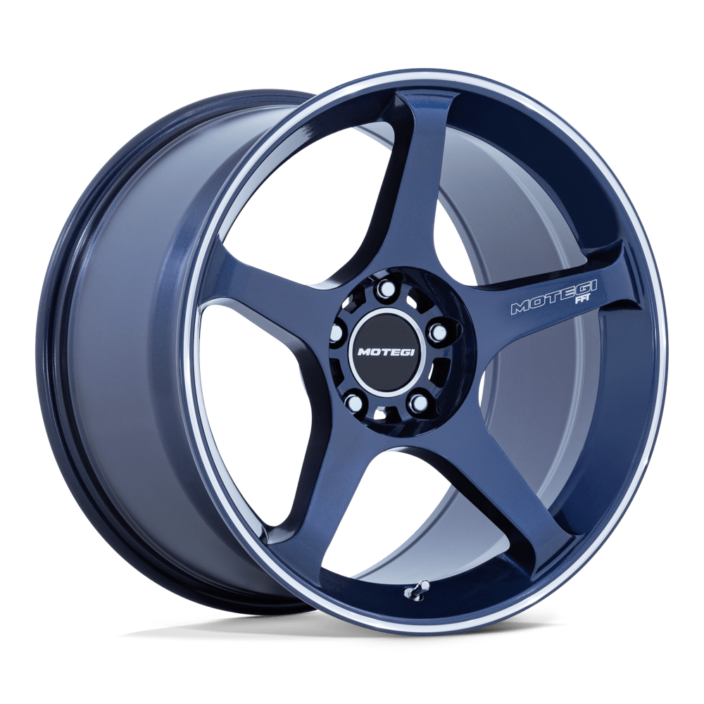 17x8.5 Motegi Wheels MR159 BATTLE V 5x100 30 offset 56.15 hub BLUE - MR159LD17855M30