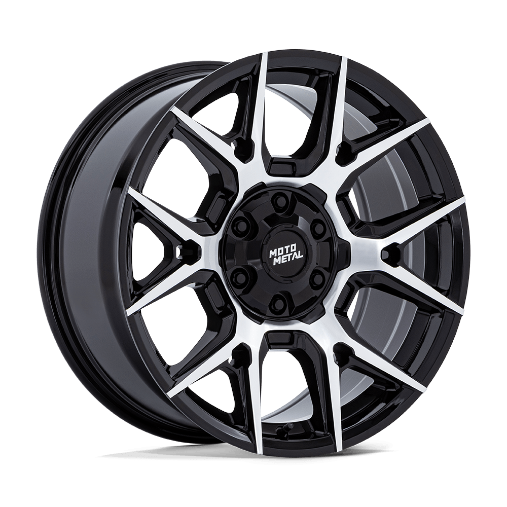 17x8.5 Moto Metal Offroad Wheels MO813 MASON 6x139.7 0 offset 106.1 hub BLACK - MO813BD17856800