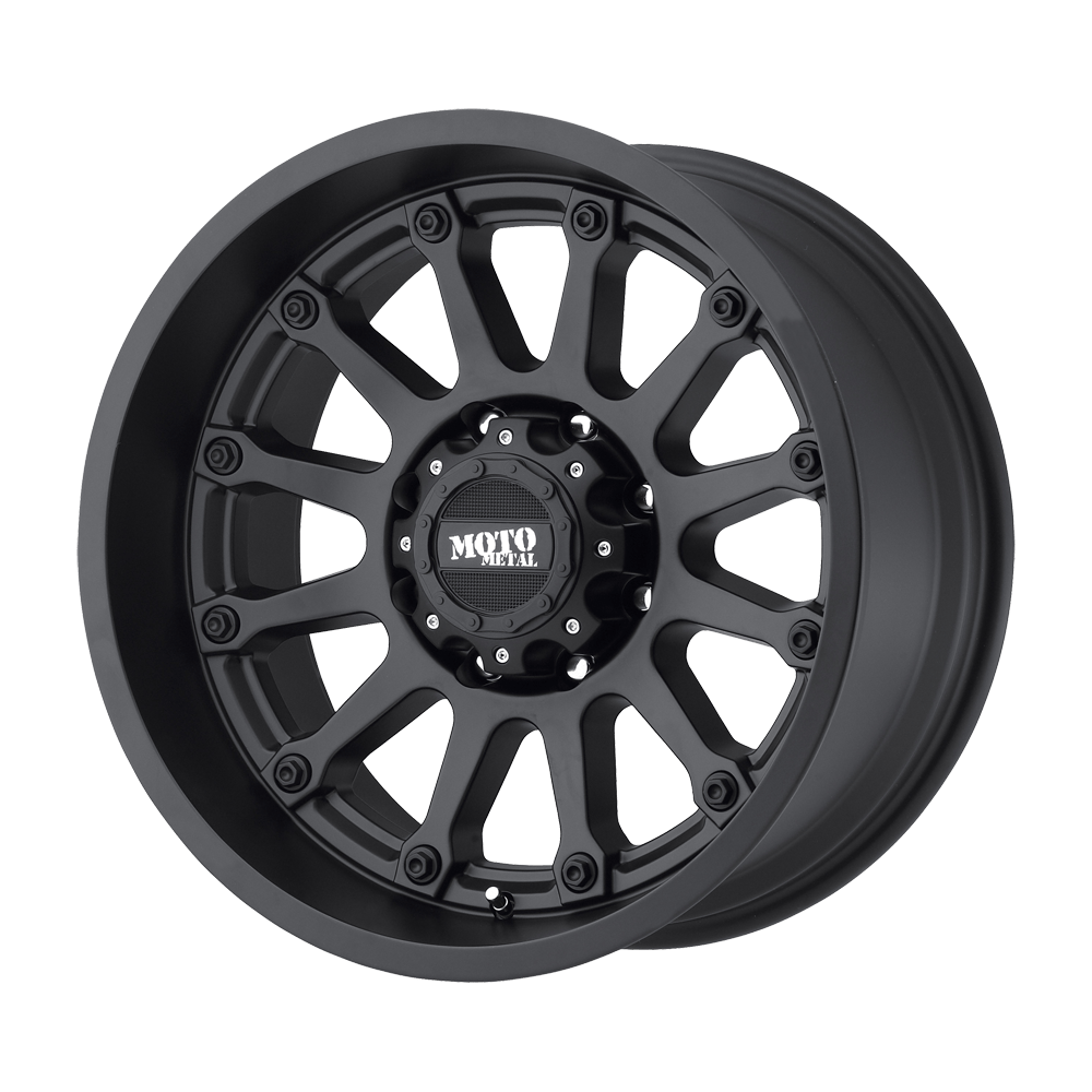 18x9 Moto Metal Offroad Wheels MO971 5x150 18 offset 110.1 hub BLACK - MO97189058718