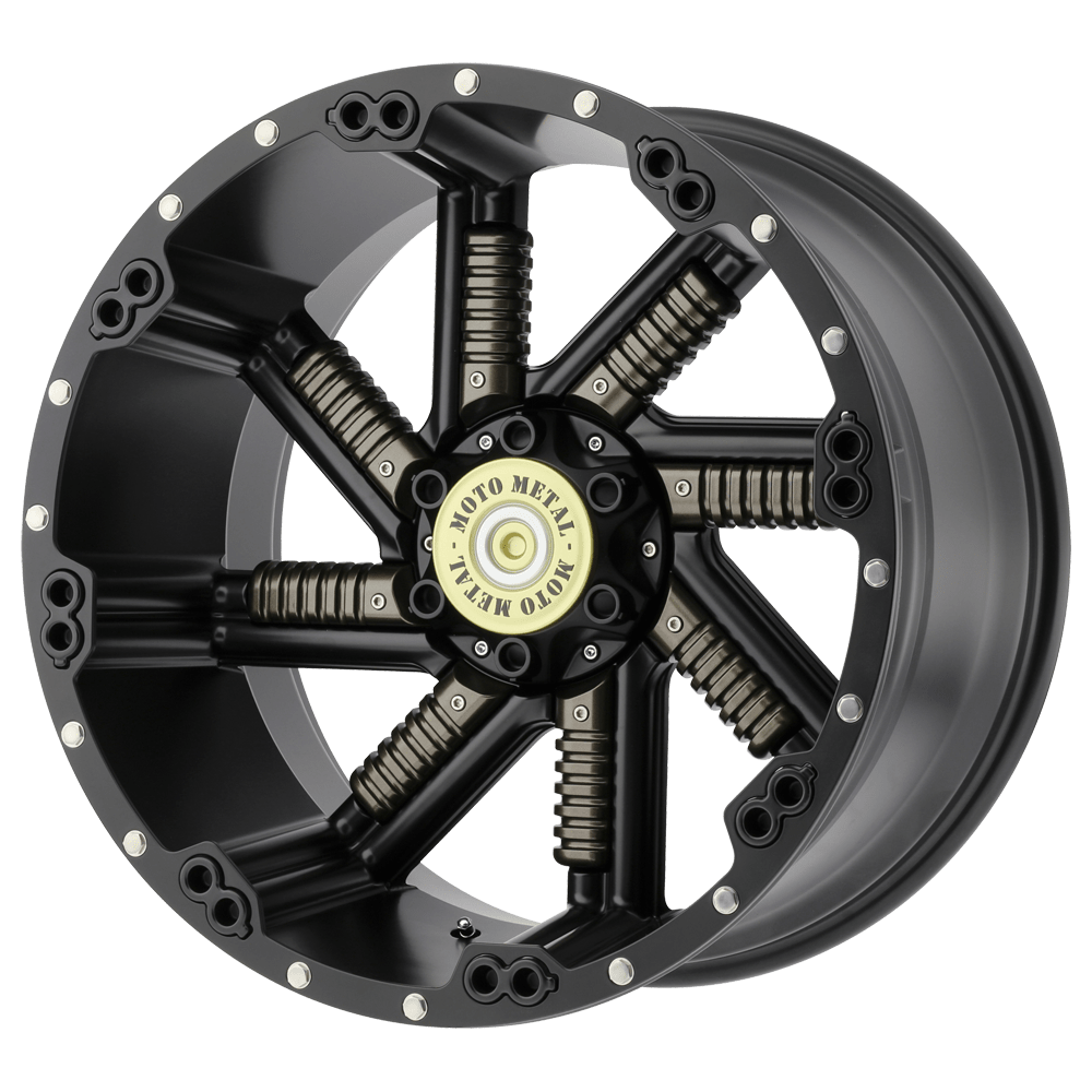 20x12 Moto Metal Offroad Wheels MO979 BUCKSHOT 6x135/6x139.7 -44 offset 106.1 hub BLACK - MO97921267744N