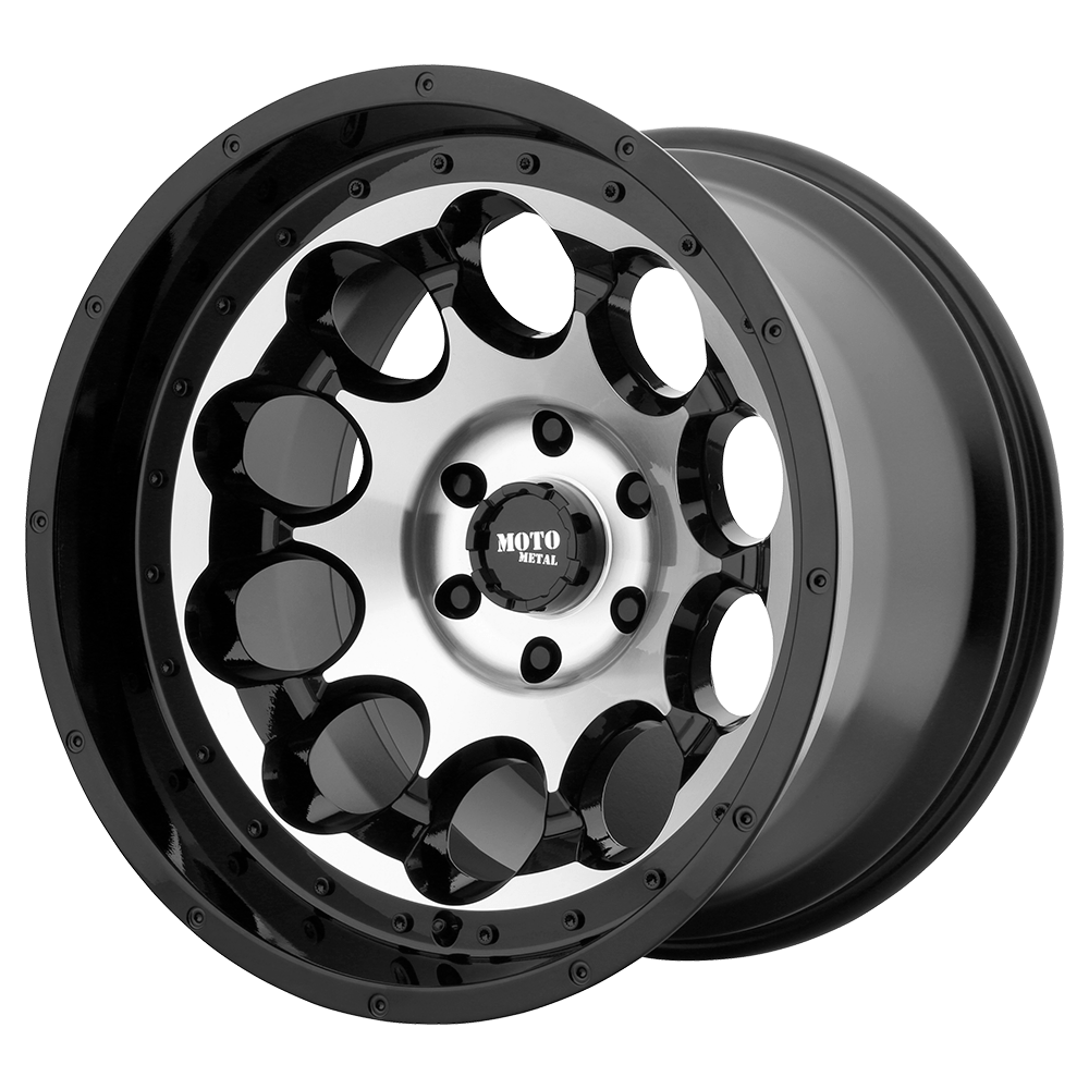 17x9 Moto Metal Offroad Wheels MO990 ROTARY 8x170 -12 offset 125.1 hub BLACK - MO99079087512N