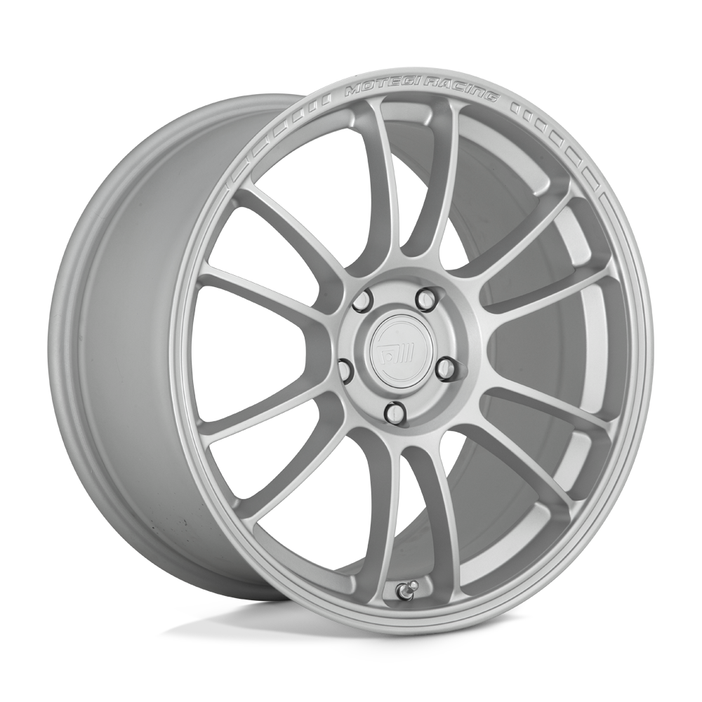 18x9.5 Motegi Wheels MR146 SS6 5x114.3 45 offset 72.56 hub SILVER - MR14689512445