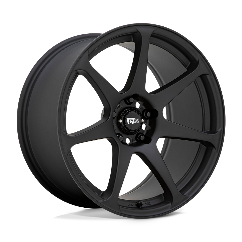 17x8 Motegi Wheels MR154 BATTLE 5x110 43 offset 72.56 hub BLACK - MR15478042743