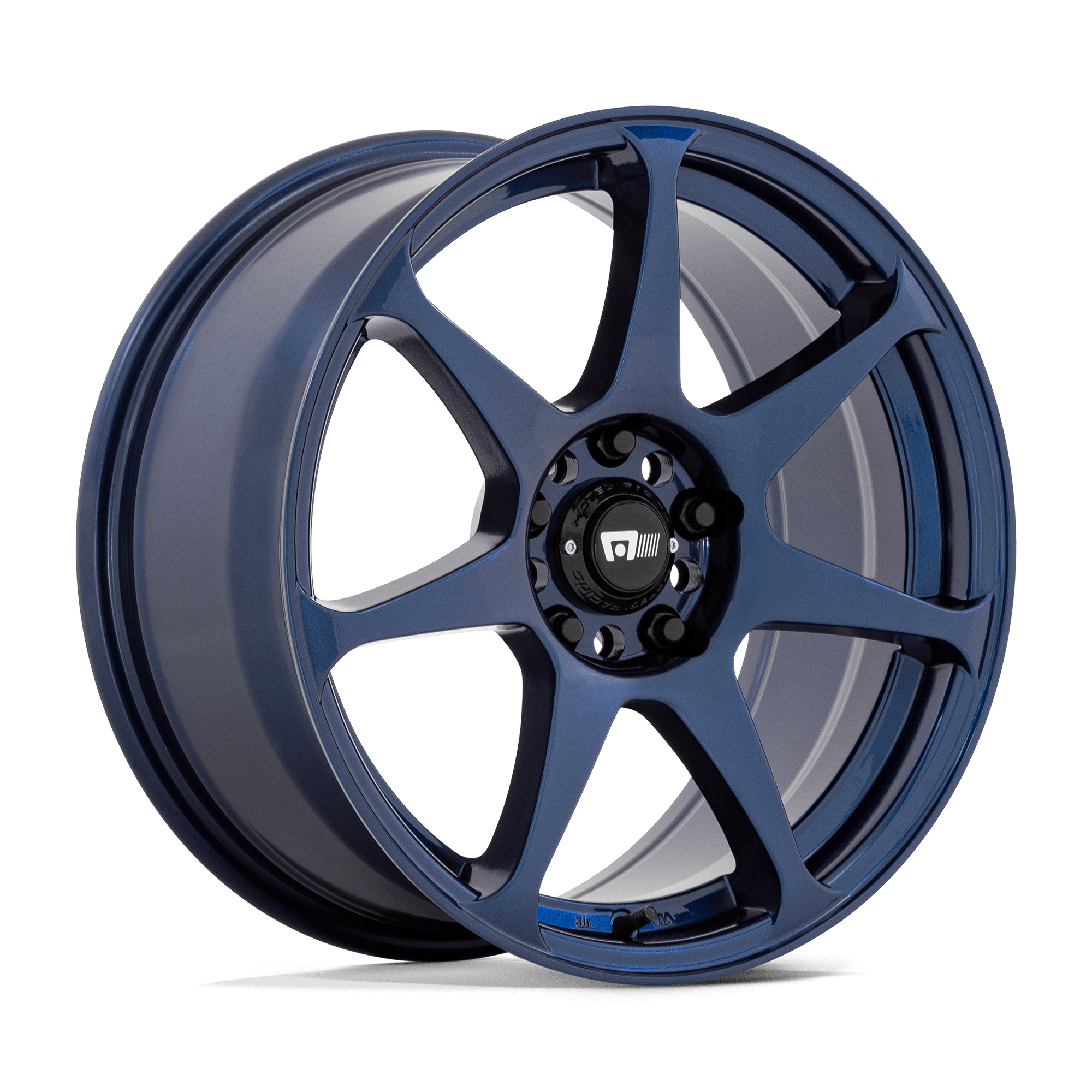 17x8 Motegi Wheels MR154 BATTLE 5x114.3 30 offset 72.56 hub BLUE - MR154780129A30