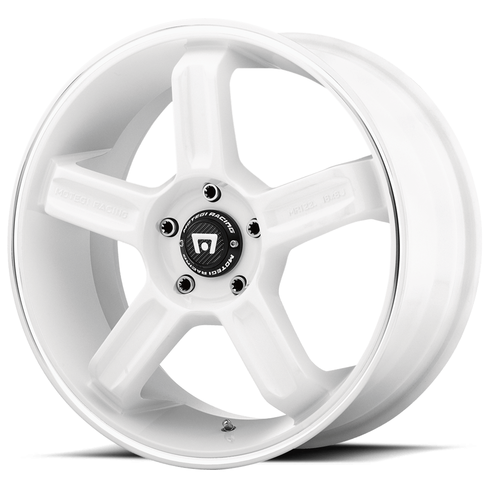 18x8 Motegi Wheels MR122 5x112 35 offset 72.56 hub WHITE - MR12288056835
