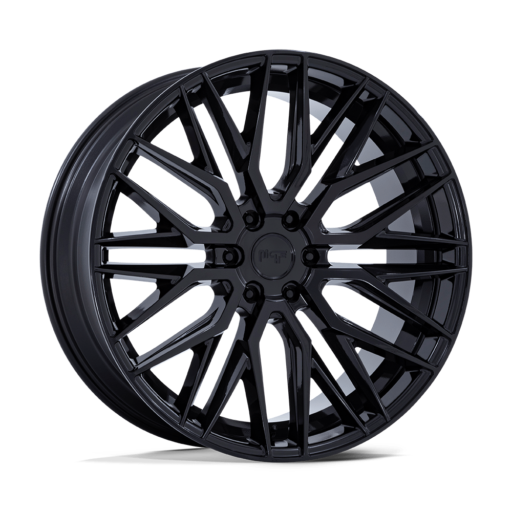 22x9.5 Niche Wheels M224 GAMMA 6x135 25 offset 87.1 hub BLACK - M224229589+25
