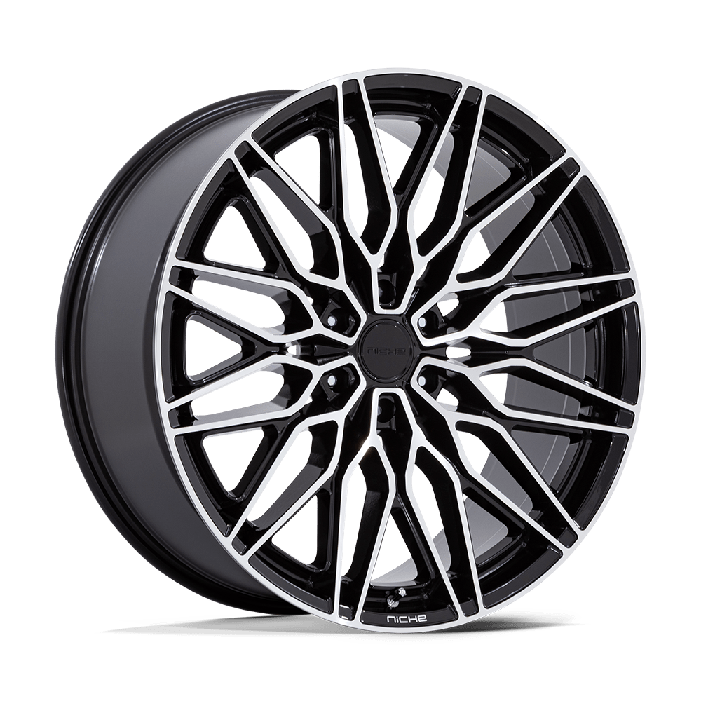 22x9.5 Niche Wheels NC278 CALABRIA 6 6x135 30 offset 87.1 hub BLACK - NC278BD22956330