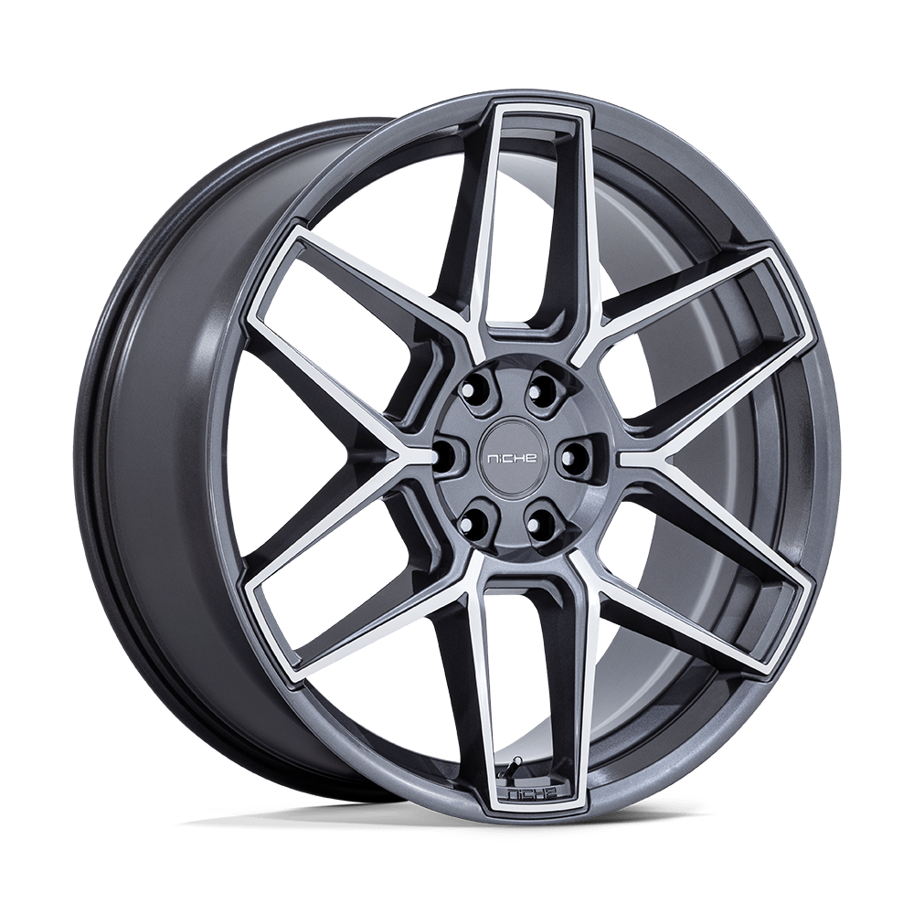 20x10.5 Niche Wheels NC281 RISE 5x120 38 offset 72.56 hub GRAY - NC281AD20054938