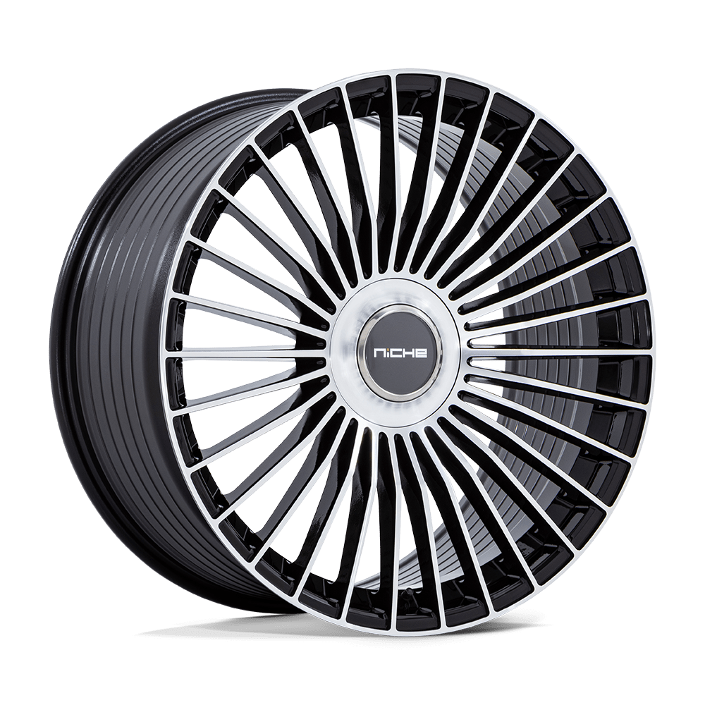 20x10.5 Niche Wheels NC282 SERENE 5x108/5x112 45 offset 72.56 hub BLACK - NC282BD20052245