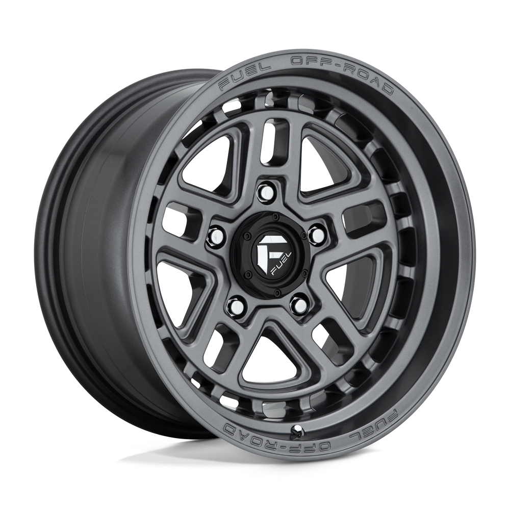 17x9 Fuel Offroad Wheels D668 NITRO 5x127 -12 offset 71.5 hub GRAY - D66817907545