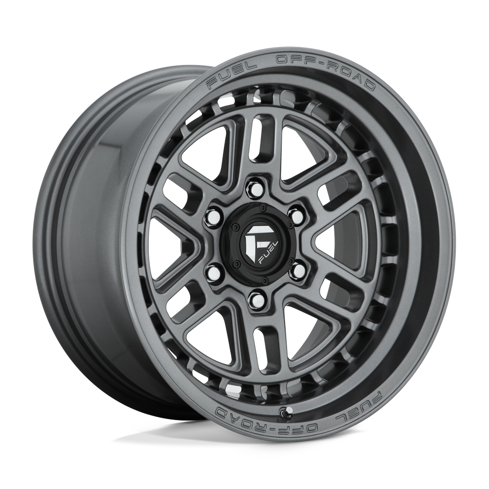 17x9 Fuel Offroad Wheels D668 NITRO 6x139.7 1 offset 106.1 hub GRAY - D66817908450