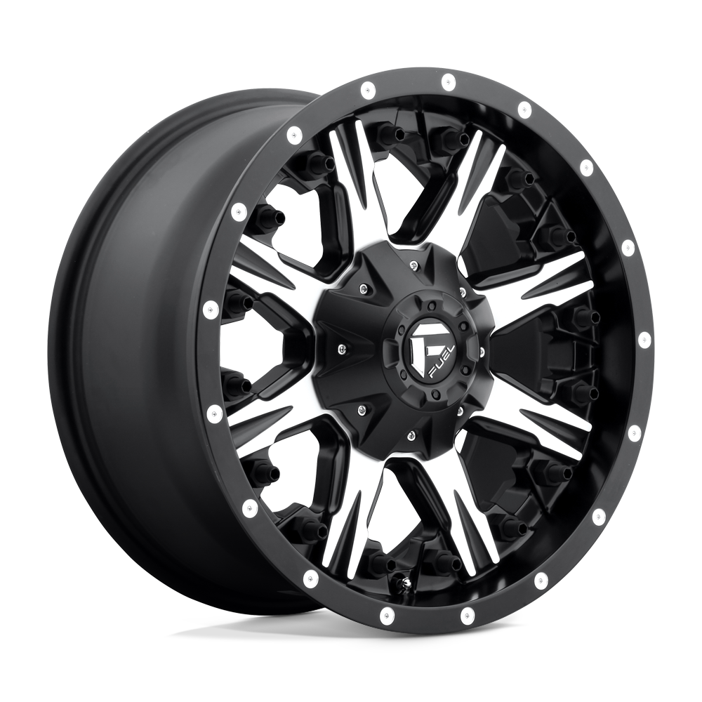 20x9 Fuel Offroad Wheels D541 NUTZ 5x114.3/5x127 1 offset 78.1 hub BLACK - D54120902650