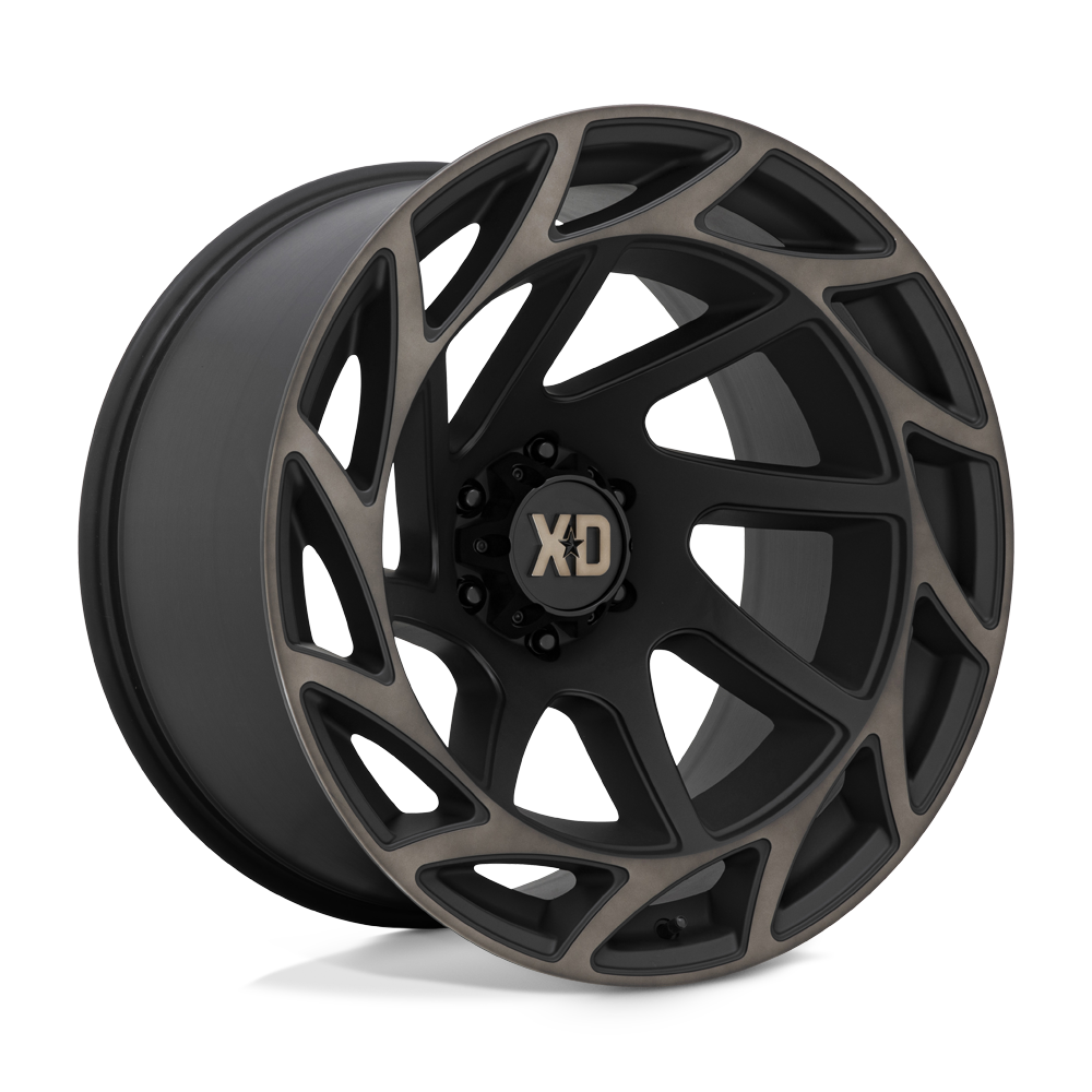 22x12 XD Series Offroad XD860 ONSLAUGHT 6x139.7 -44 offset 106.1 hub BLACK - XD86022268644N