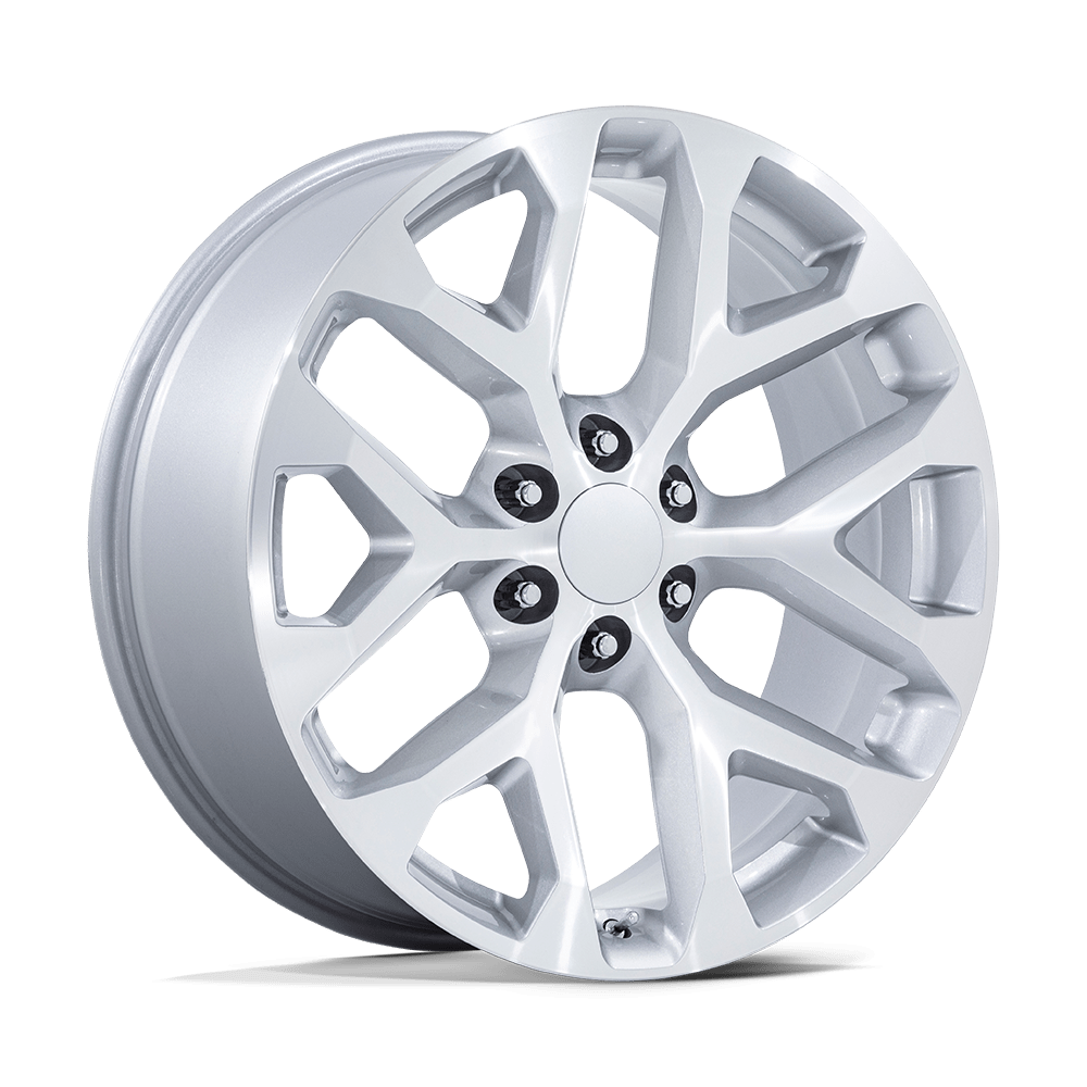 24x10 Performance Replicas Wheels PR177 6x139.7 24 offset 78.1 hub SILVER - 177SM-2415824