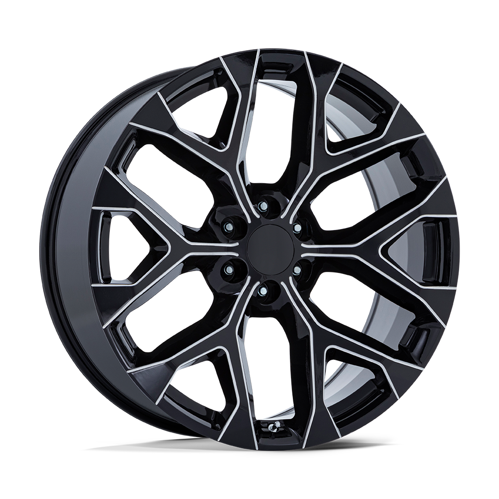 22x9 Performance Replicas Wheels PR177 6x139.7 24 offset 78.1 hub BLACK - 177M-2295824