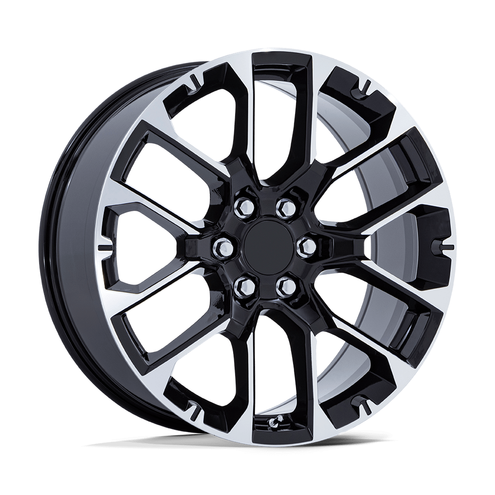 22x9 Performance Replicas Wheels PR224 6x139.7 28 offset 78.1 hub BLACK - 224BM-2295828