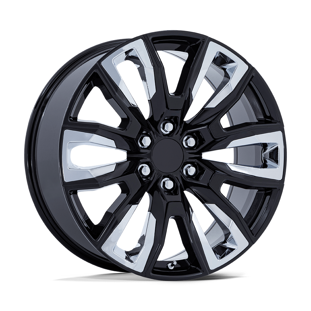 24x10 Performance Replicas Wheels PR225 6x139.7 31 offset 78.1 hub BLACK - PR225BP24106131