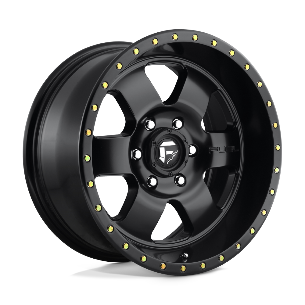18x9 Fuel Offroad Wheels D618 PODIUM 6x135 1 offset 87.1 hub BLACK - D61818908950