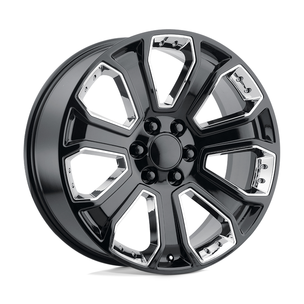 22x9 Performance Replicas Wheels PR113 6x139.7 24 offset 78.1 hub BLACK - 113GC-2295824