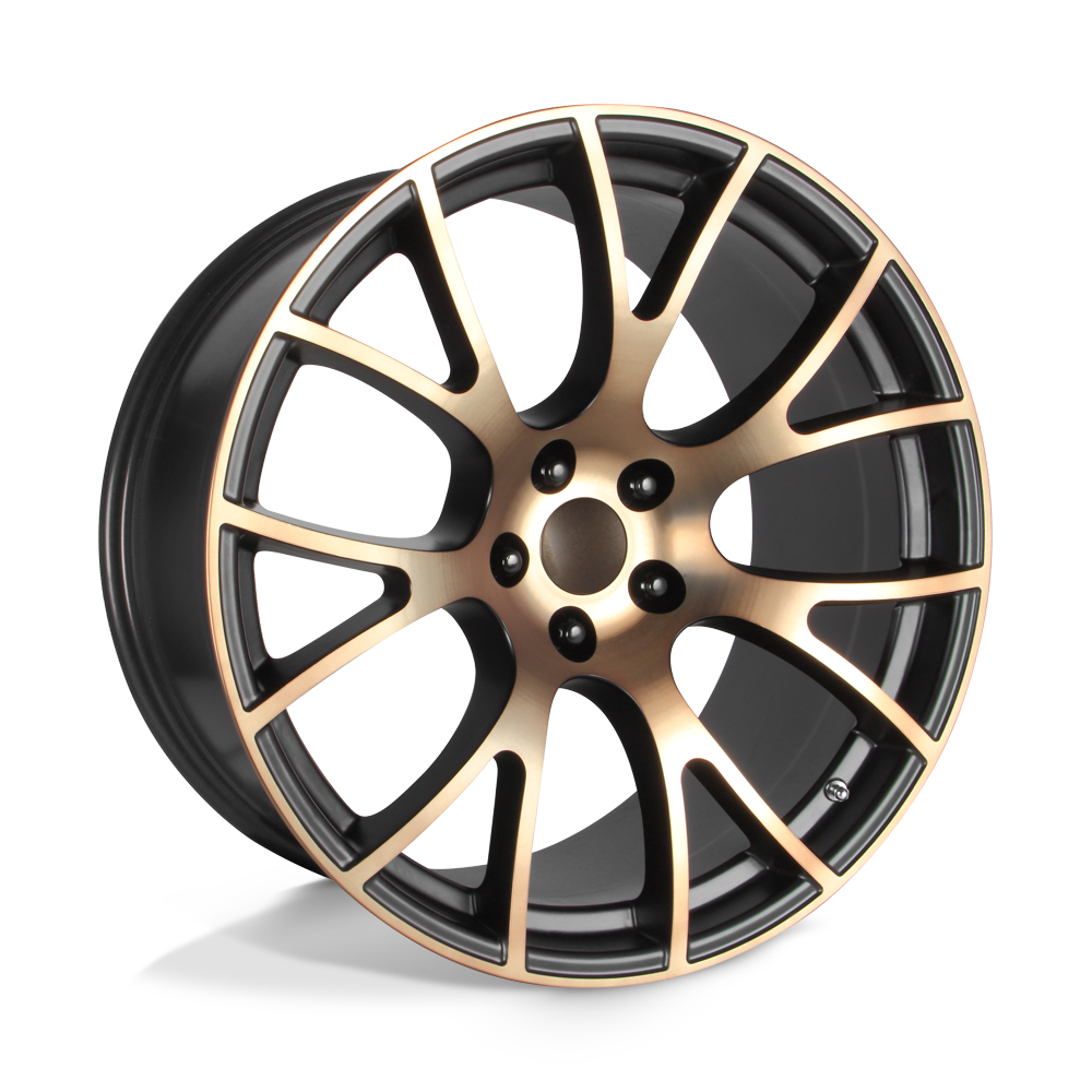 20x10 Performance Replicas Wheels PR161 5x115 18 offset 71.5 hub BLACK - 161BB-219018