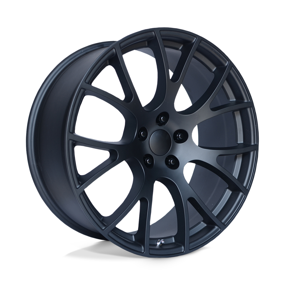 20x10.5 Performance Replicas Wheels PR161 5x115 25 offset 71.5 hub BLACK - 161MB-2159025