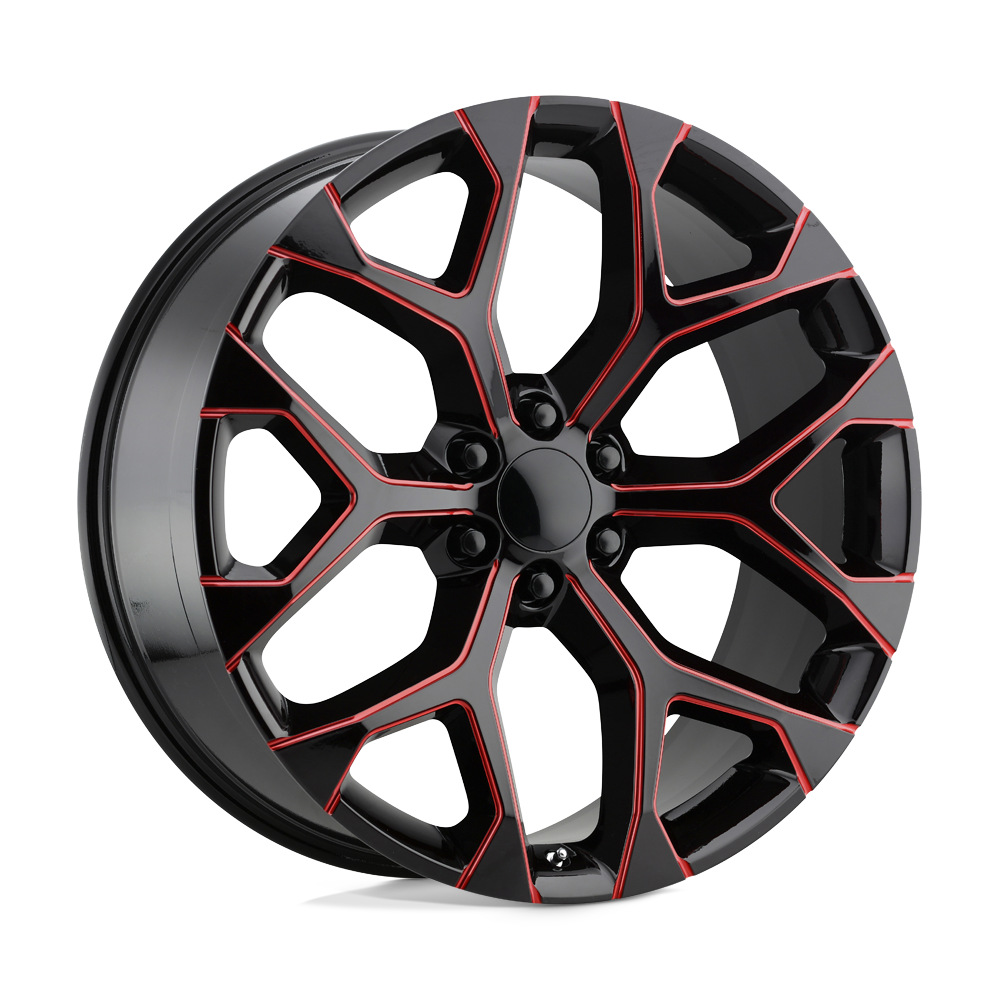 24x10 Performance Replicas Wheels PR176 6x139.7 24 offset 78.1 hub BLACK - 176MR-2415824