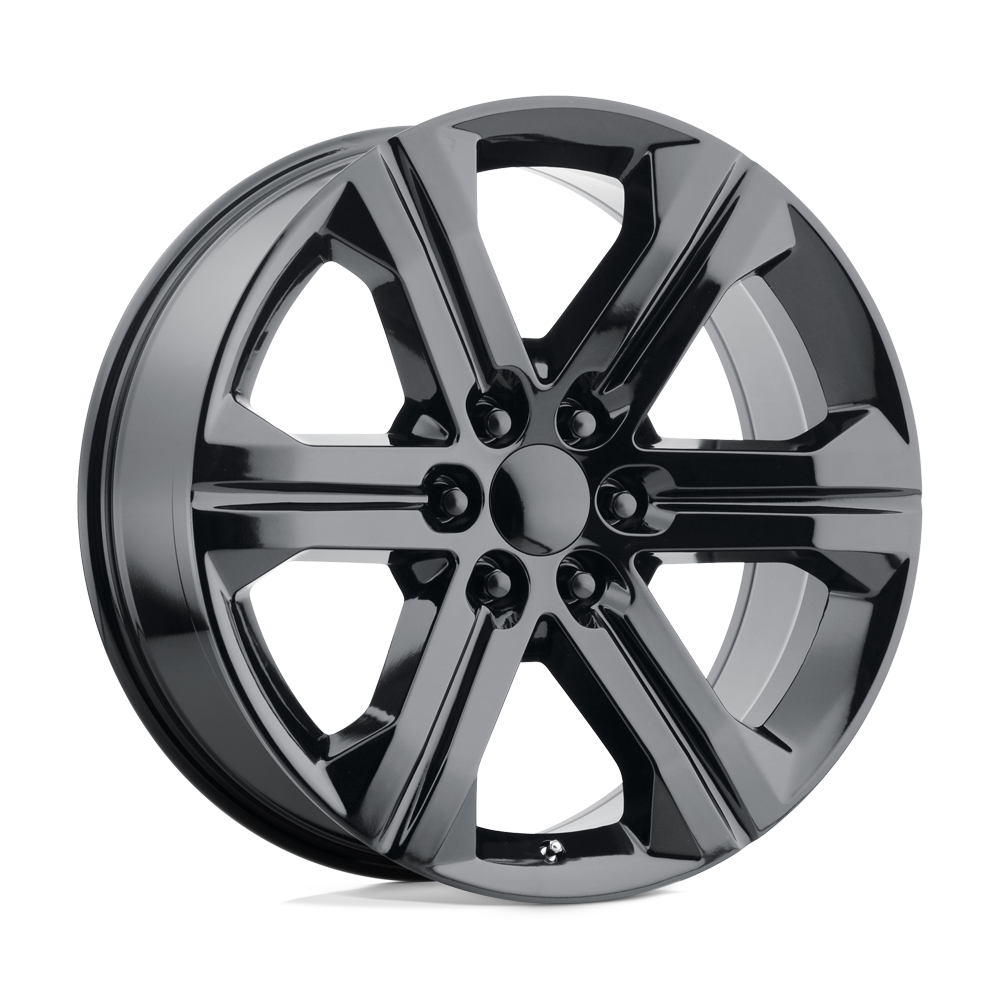 22x9 Performance Replicas Wheels PR191 6x139.7 24 offset 78.1 hub BLACK - 191GB-2295824