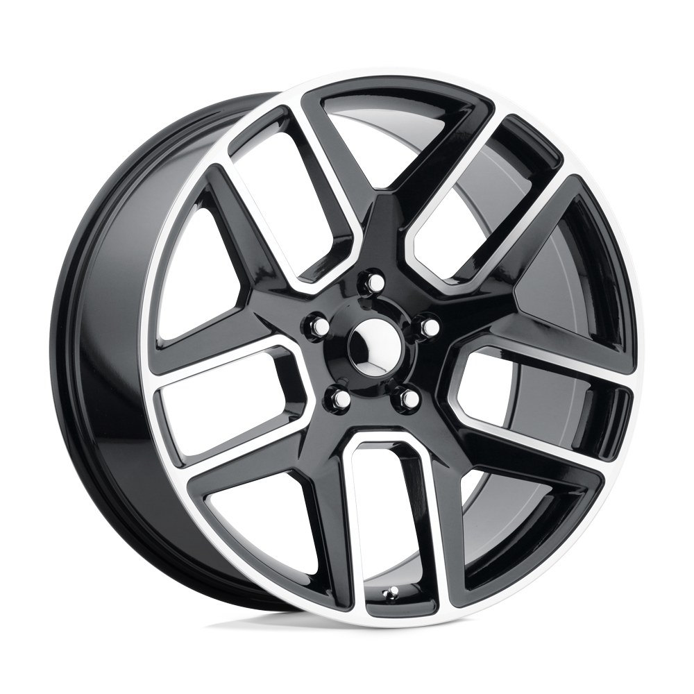 22x10 Performance Replicas Wheels PR192 5x139.7 25 offset 78.1 hub BLACK - 192BM-2218525