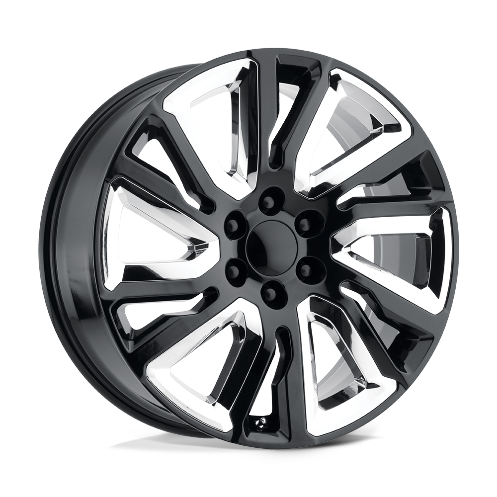22x9 Performance Replicas Wheels PR202 6x139.7 28 offset 78.1 hub BLACK - 202GC-2295828