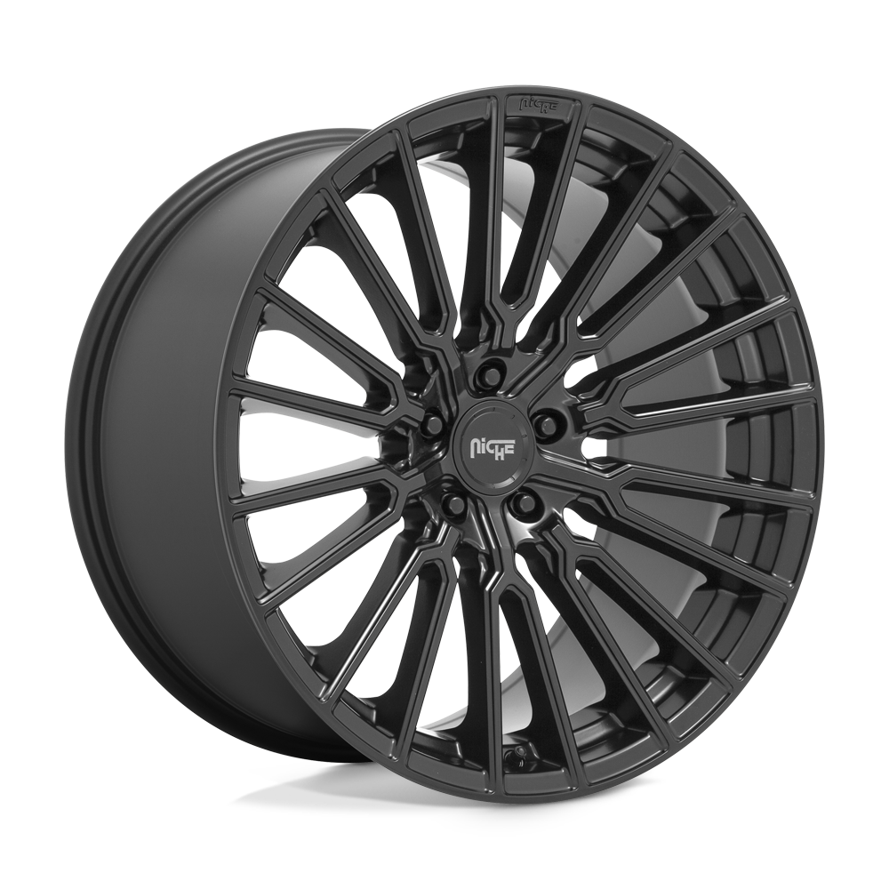 19x8.5 Niche Wheels M250 PREMIO 5x114.3 35 offset 72.56 hub BLACK - M250198565+35