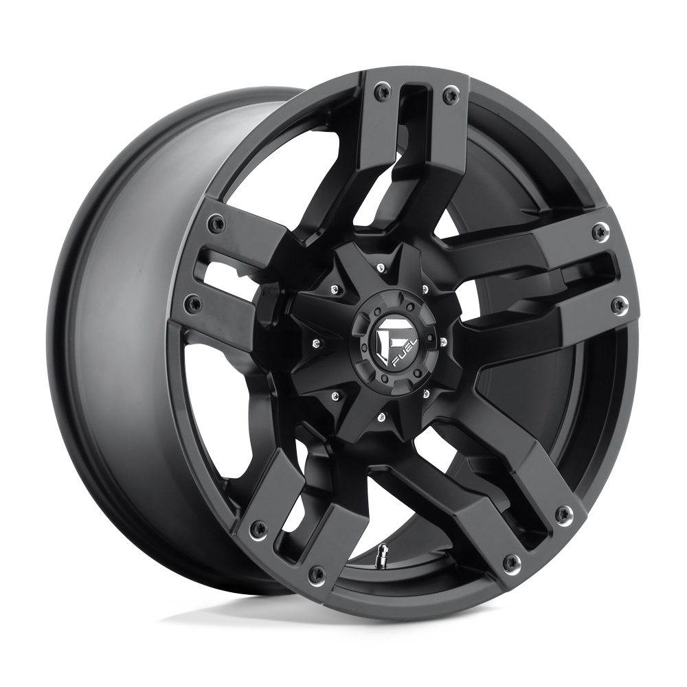 20x10 Fuel Offroad Wheels D515 PUMP 6x135/6x139.7 -24 offset 106.1 hub BLACK - D51520009845