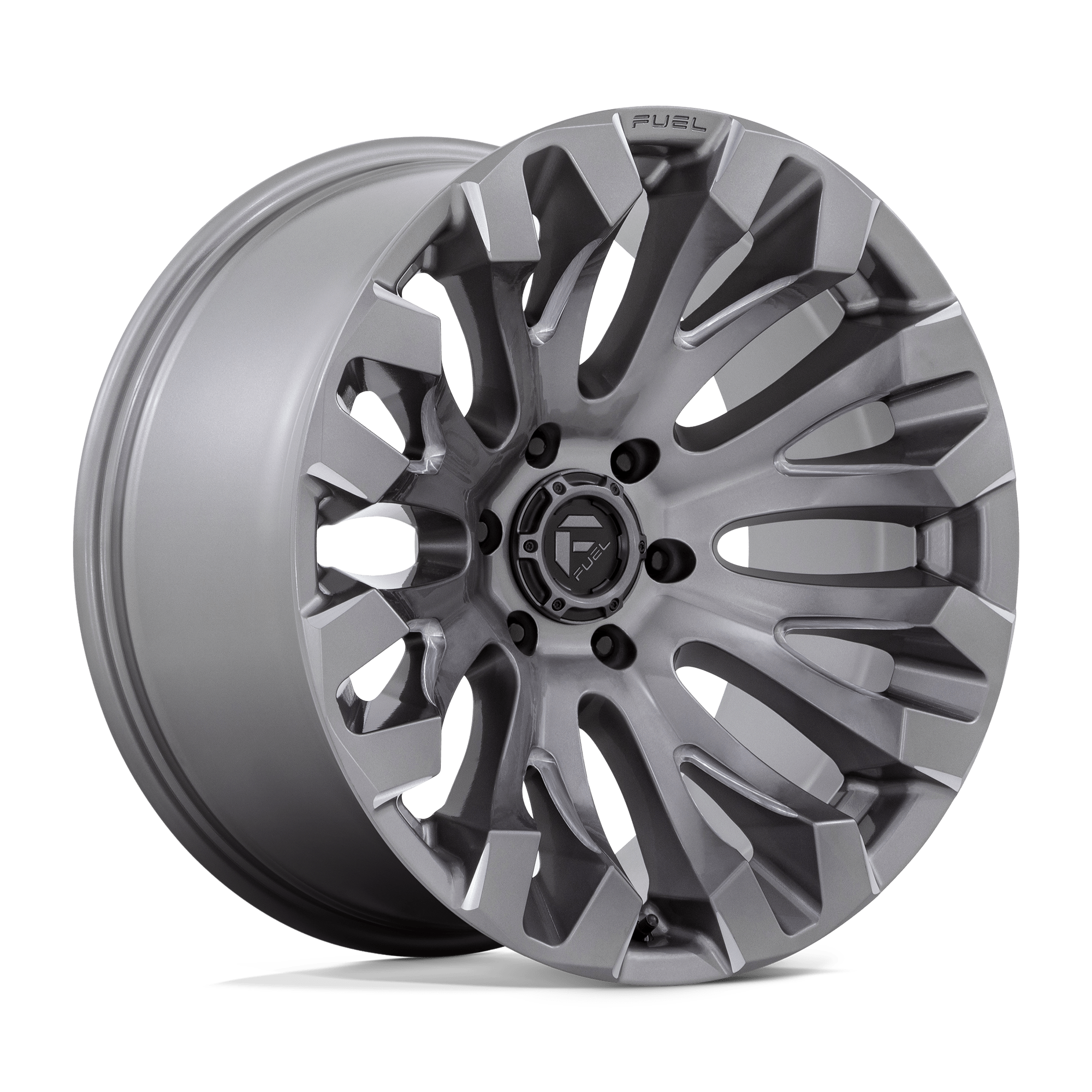 18x9 Fuel Offroad Wheels D830 QUAKE 5x150 1 offset 110.1 hub GRAY - D83018905650
