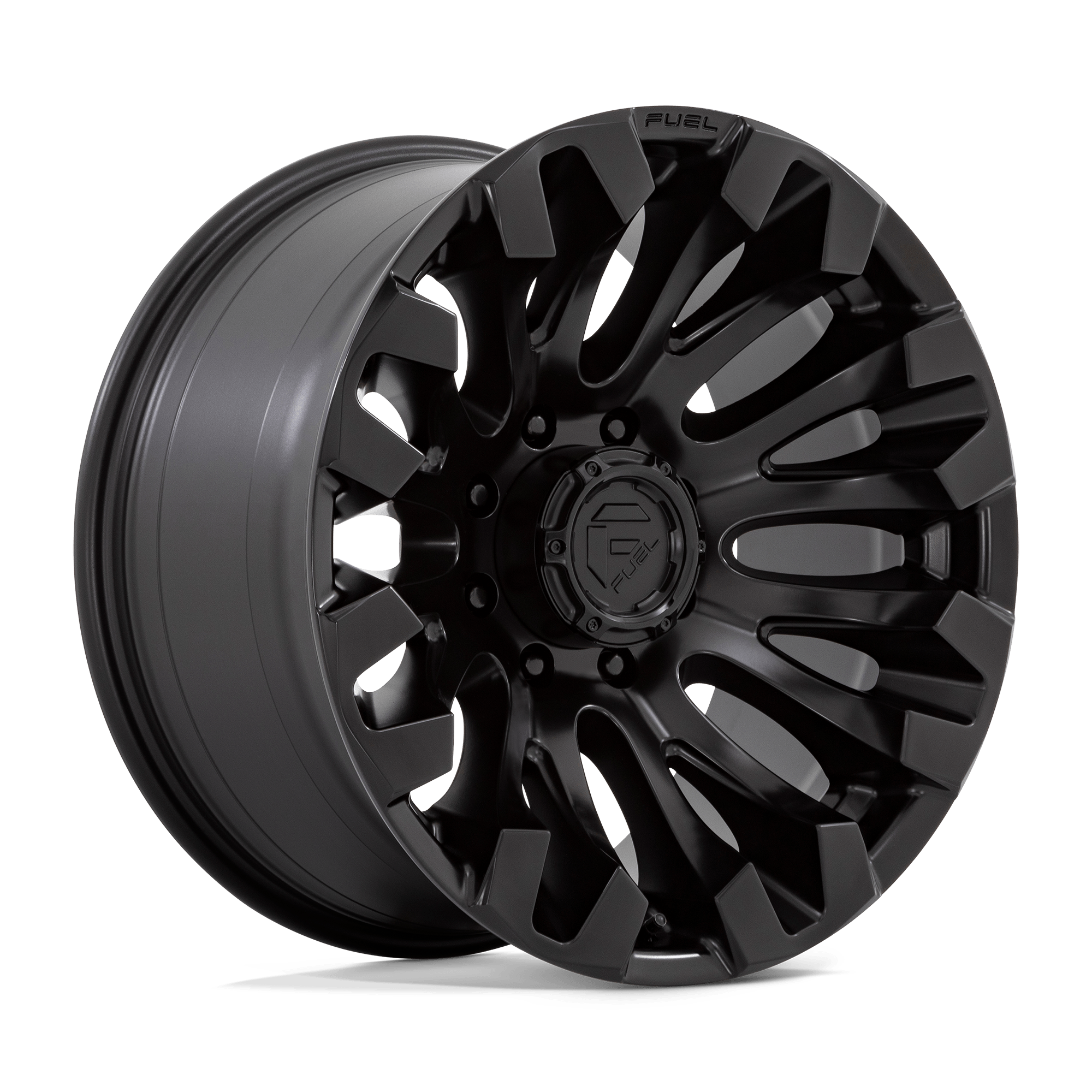20x10 Fuel Offroad Wheels D831 QUAKE 8x165.1 -18 offset 125.1 hub BLACK - D83120008247