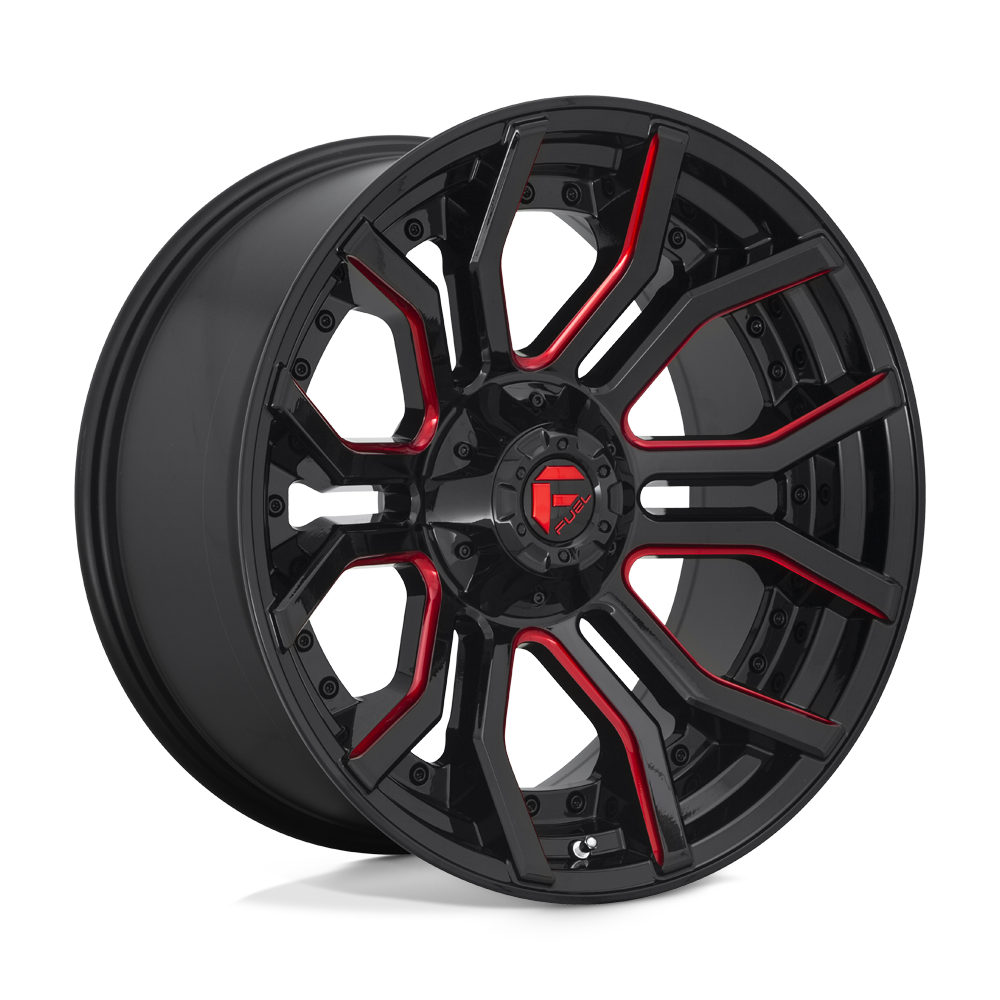20x10 Fuel Offroad Wheels D712 RAGE 6x135/6x139.7 -18 offset 106.1 hub BLACK - D71220009847