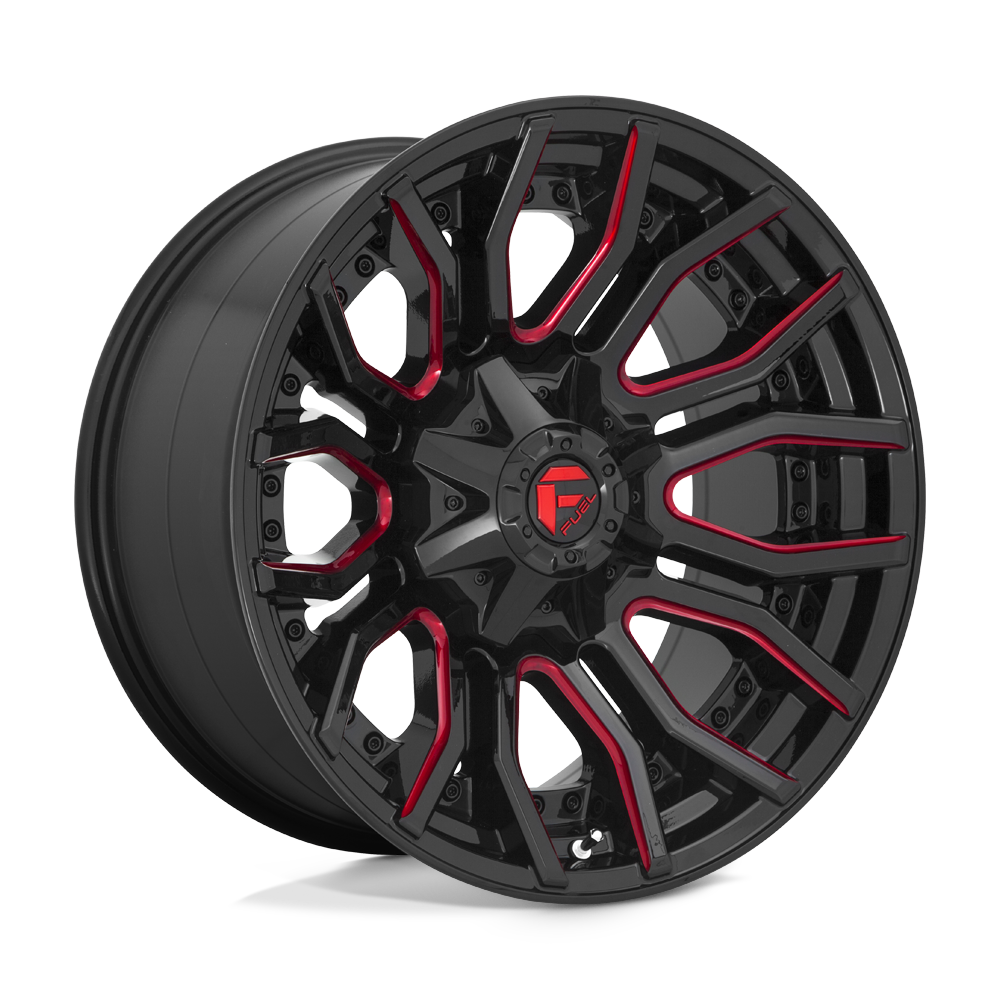 20x10 Fuel Offroad Wheels D712 RAGE 8x170 -18 offset 125.1 hub BLACK - D71220001747