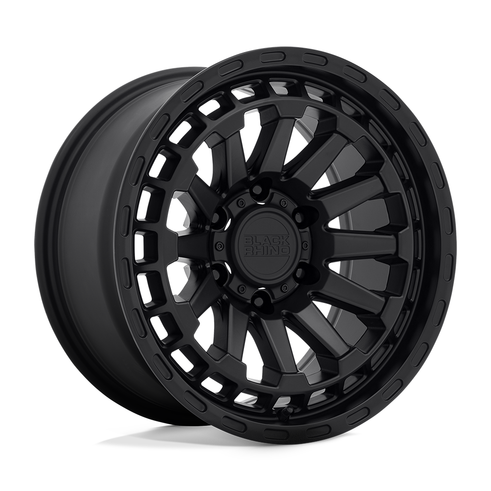 17x8.5 Black Rhino Hard Alloys RAID 6x114.3 18 offset 76.1 hub BLACK - 1785RAD006114M67
