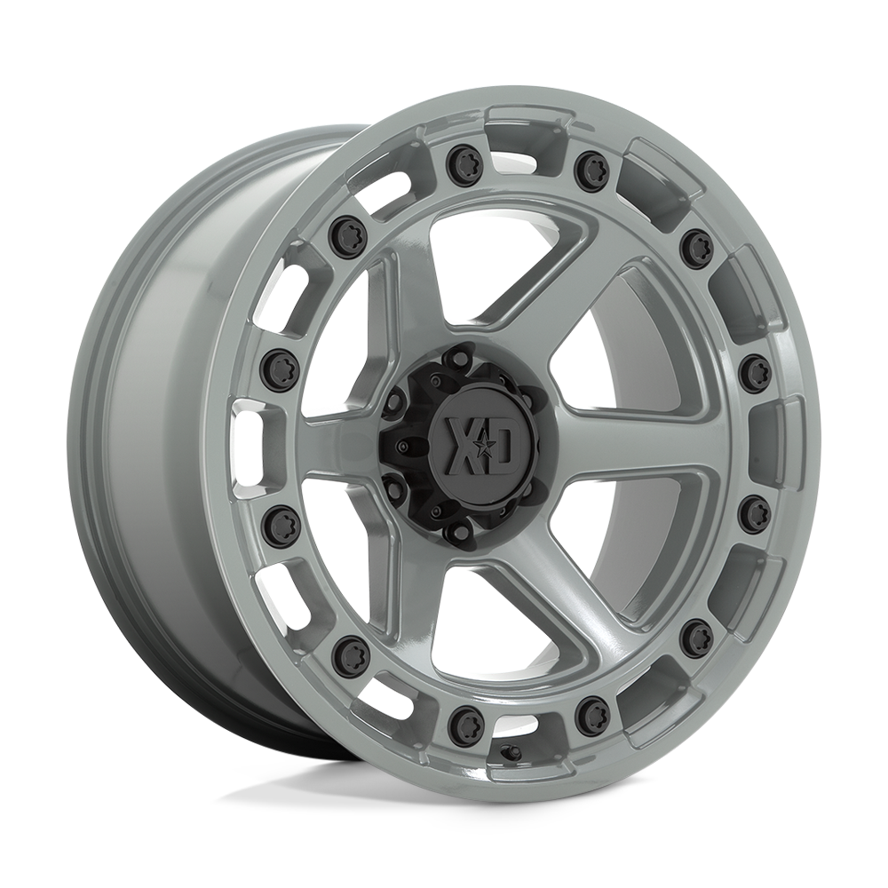 17x9 XD Series Offroad XD862 RAID 5x127 0 offset 71.5 hub GRAY - XD86279050400