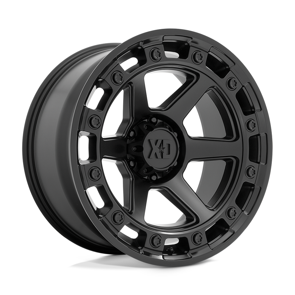 17x9 XD Series Offroad XD862 RAID 6x120 0 offset 66.9 hub BLACK - XD86279077700