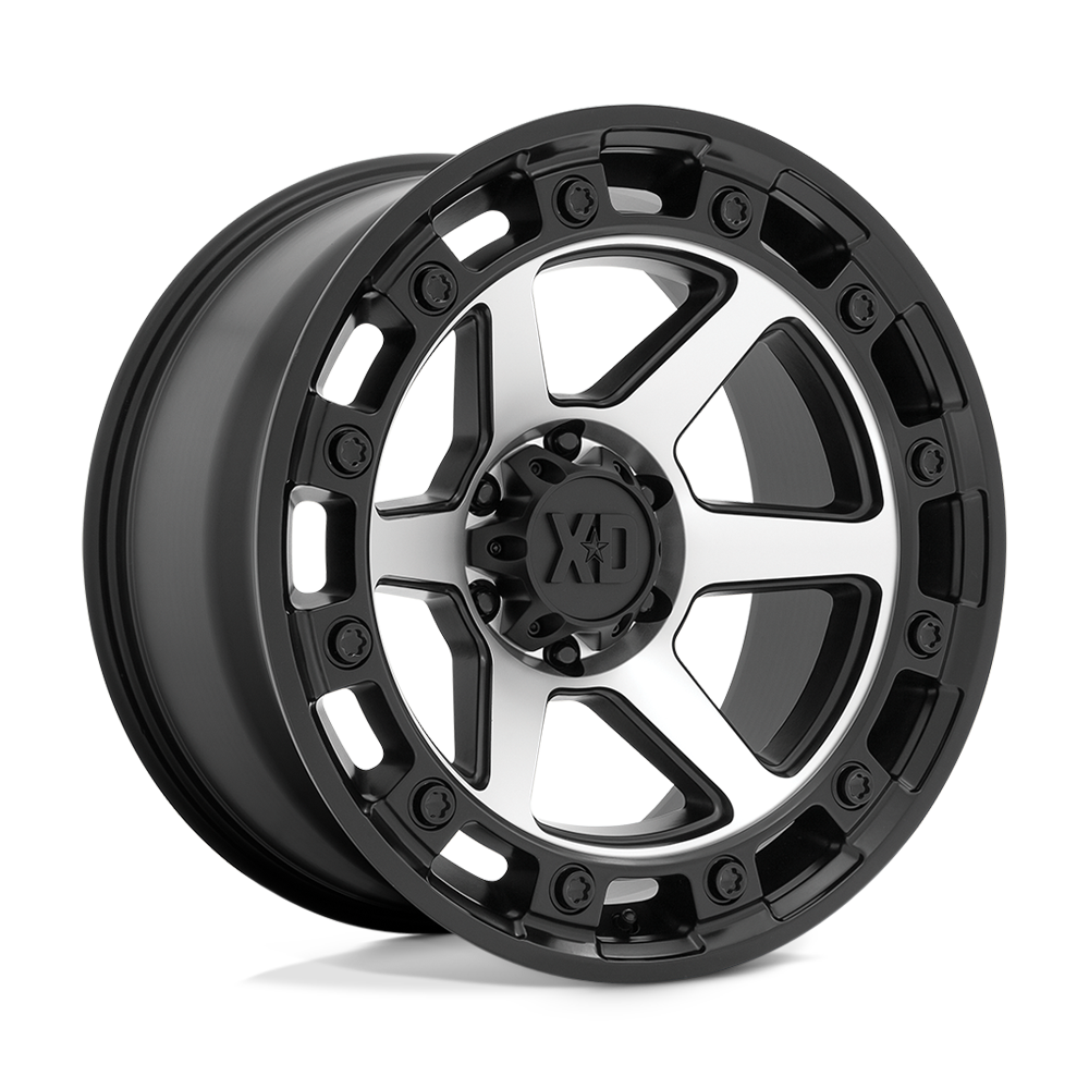 17x9 XD Series Offroad XD862 RAID 5x127 0 offset 71.5 hub BLACK - XD86279050500