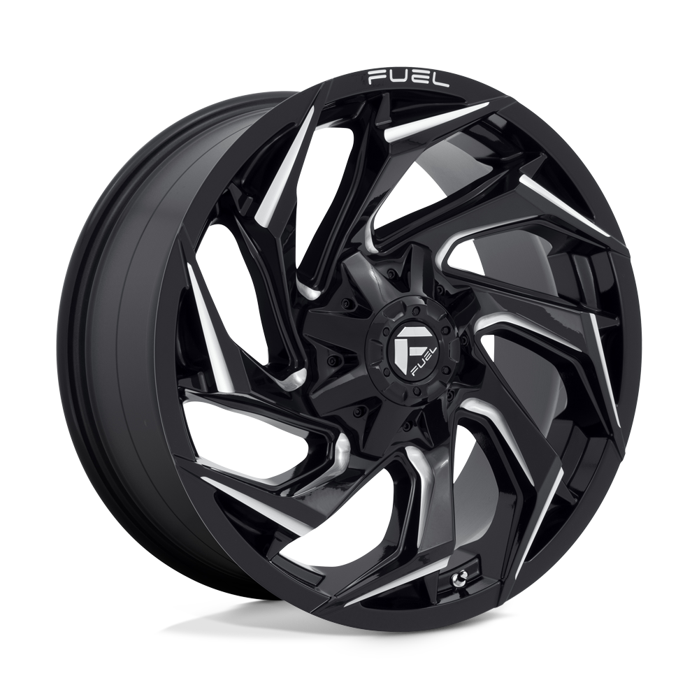 20x9 Fuel Offroad Wheels D753 REACTION 8x165.1 20 offset 125.1 hub BLACK - D75320908257