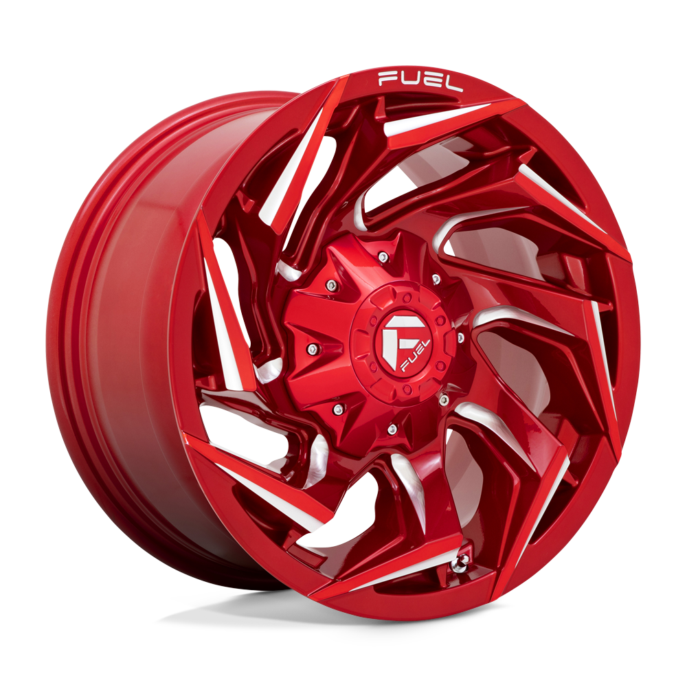 20x10 Fuel Offroad Wheels D754 REACTION 8x170 -18 offset 125.1 hub RED - D75420001747