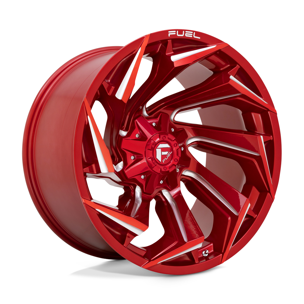 22x12 Fuel Offroad Wheels D754 REACTION 8x165.1 -44 offset 125.1 hub RED - D75422208247